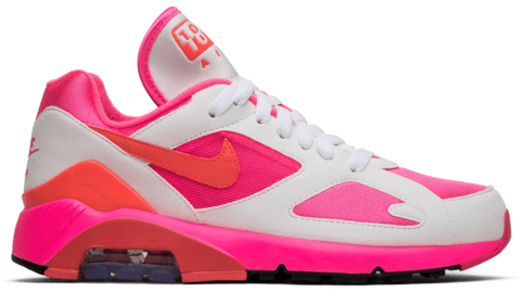 Giày Nike Comme des Garçons x Air Max 180 'White Pink' AO4641-600