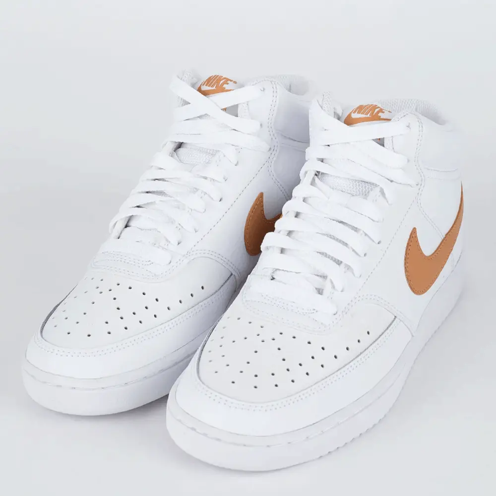Giày Nike Court Vision Mid Wmns Shoe 'White' CD5436-100 - Ảnh 5