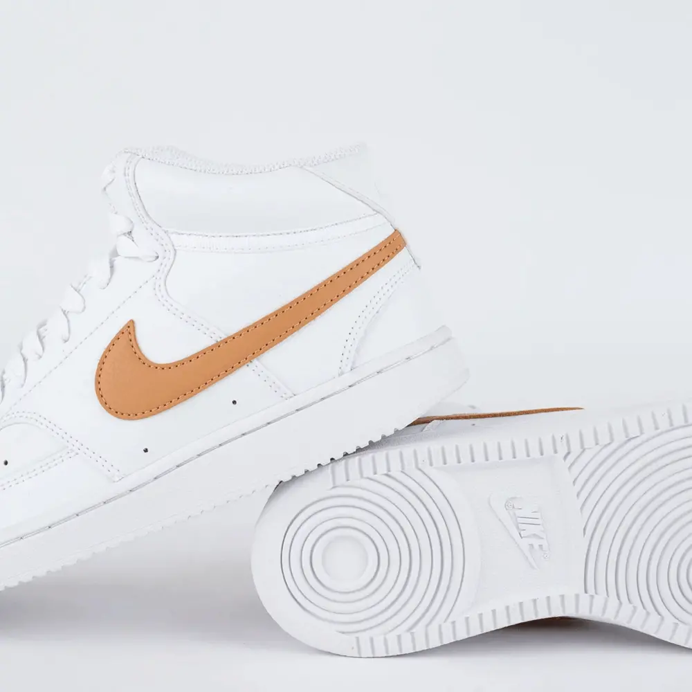 Giày Nike Court Vision Mid Wmns Shoe 'White' CD5436-100 - Ảnh 3
