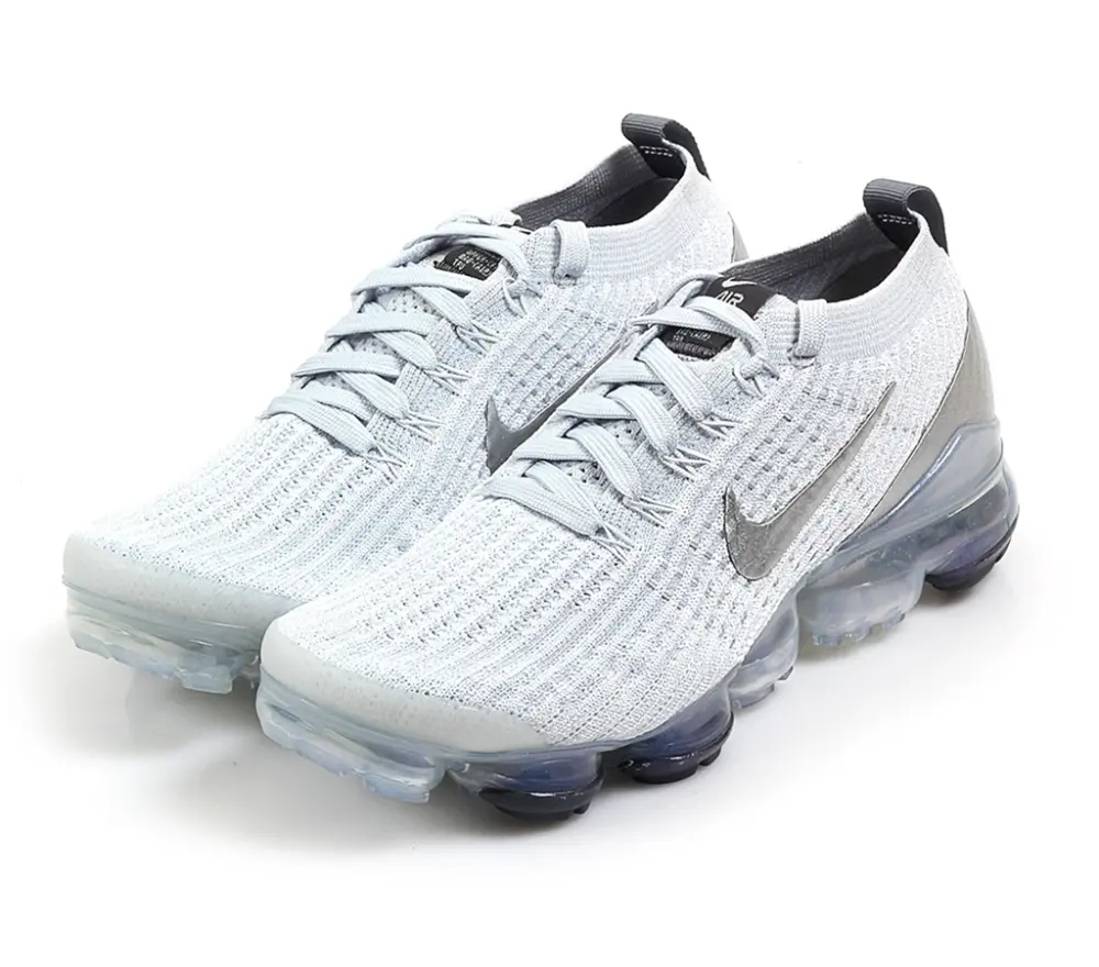 Giày Nike Wmns Air VaporMax Flyknit 3 'White Silver' AJ6910-101 - Ảnh 4