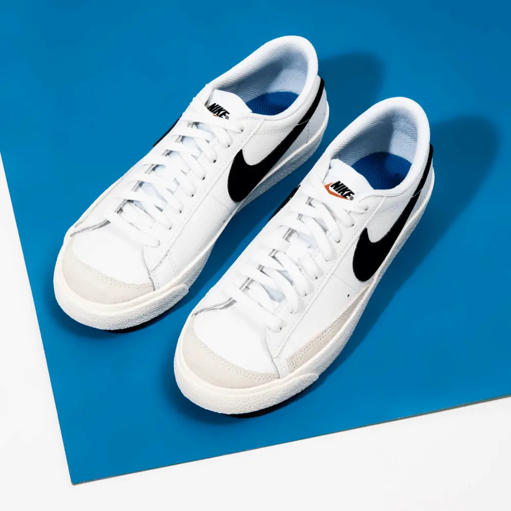 Giày Nike Blazer Low '77 'White Light Photo Blue' DA4074-111 - Ảnh 4