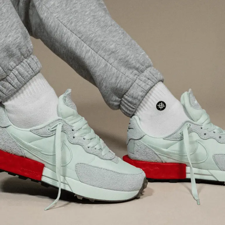 Giày Nike Fontanka Waffle 'Barely Green' DC3579-300 - Ảnh 3