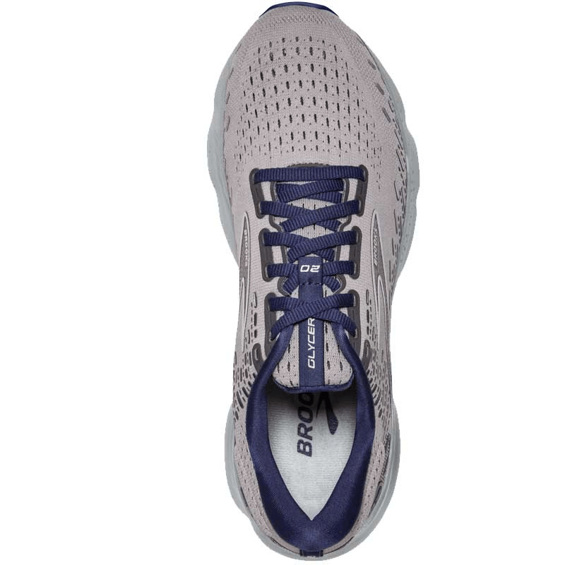 Giày Brooks Glycerin 20 Alloy Grey Blue Depths 110382-070 - Ảnh 3