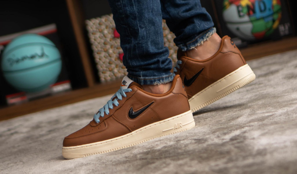 Giày Nike Air Force 1 '07 PRM Vintage Pecan 'Brown' DO9785-200 - Ảnh 4