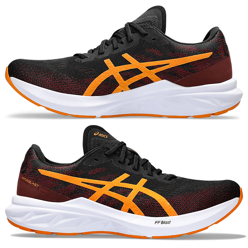 Giày Asics DynaBlast 3 'Black Bright Orange' 1011B460-006 - Ảnh 3