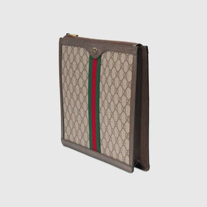 Túi Gucci GG Supreme Ophidia Portfolio 523359 96IWT 8745 - Ảnh 3