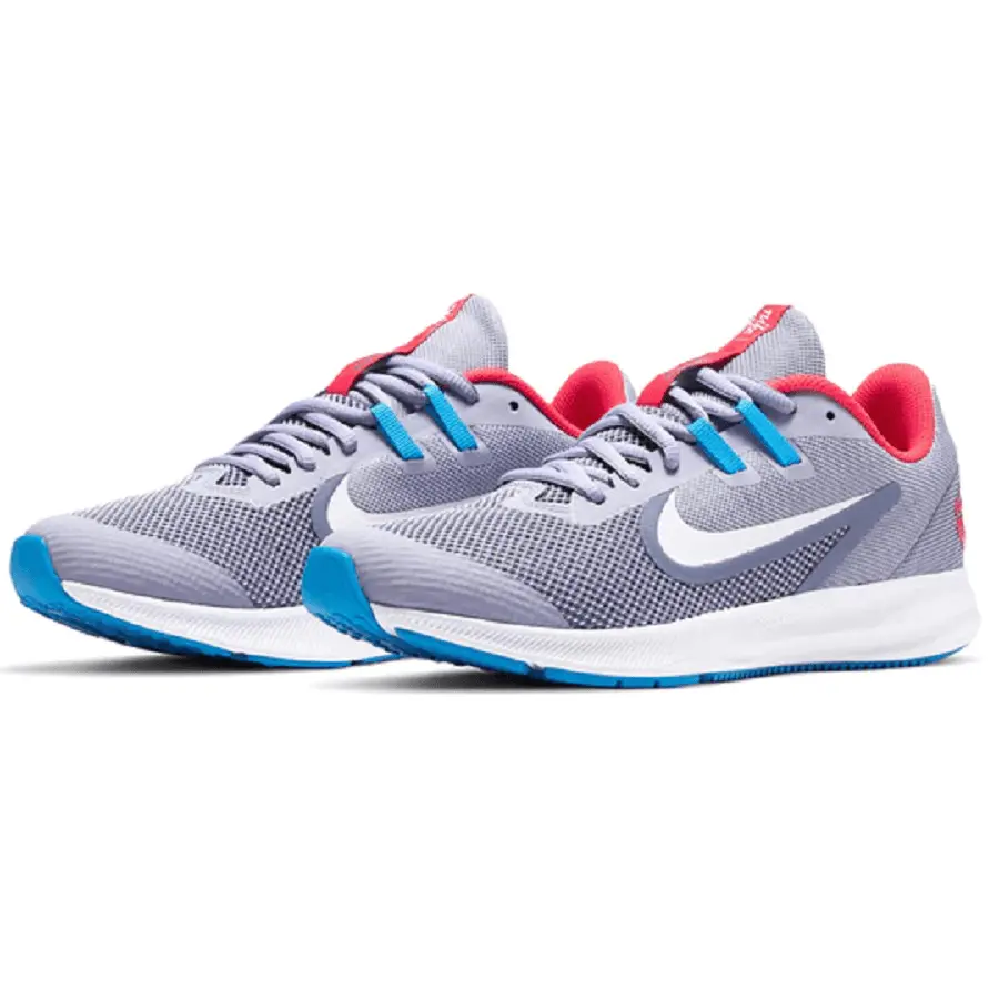Giày Nike Downshifter 9 'Gray Blue Red' CJ7234-500 - Ảnh 4