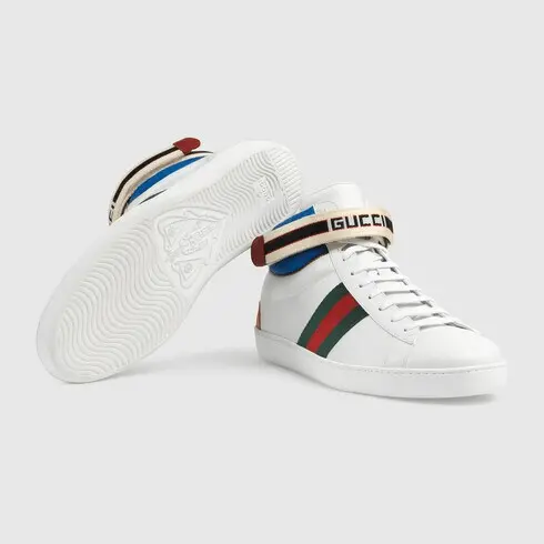 Alternative view of Giày Gucci Stripe Ace High Top 523472-0FIW0-9092