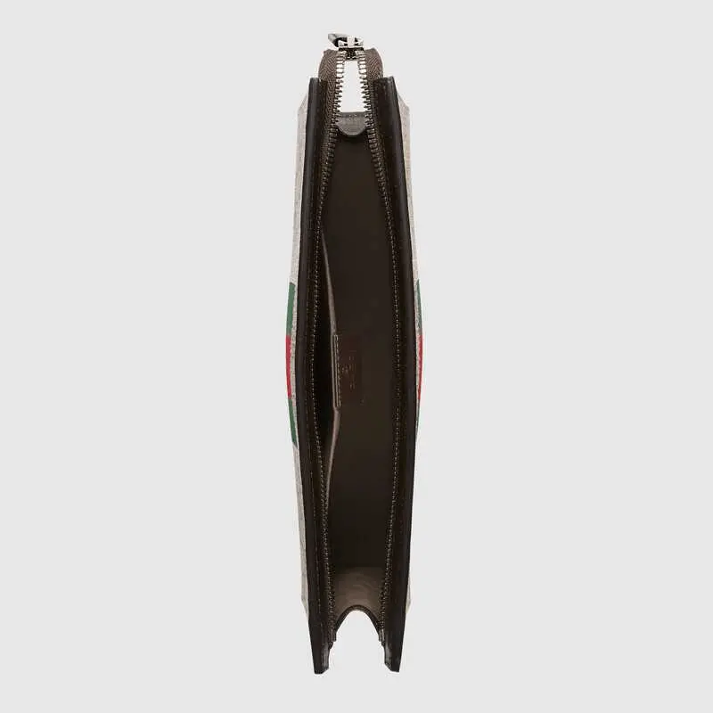 Túi Gucci GG Supreme Web Pouch 475316 KHN4N 9791 - Ảnh 4