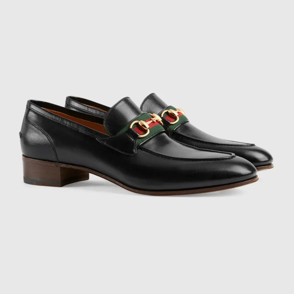 Alternative view of Giày Gucci Loafer with Horsebit 'Black Leather' 655579-0G0P0-1060