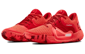 Alternative view of Giày Under Armour Spawn Low II 'Flash Crimson' 3022626-602