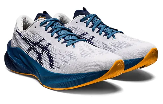 Alternative view of Giày Asics Novablast 3 'White Deep Ocean' 1011B458-100