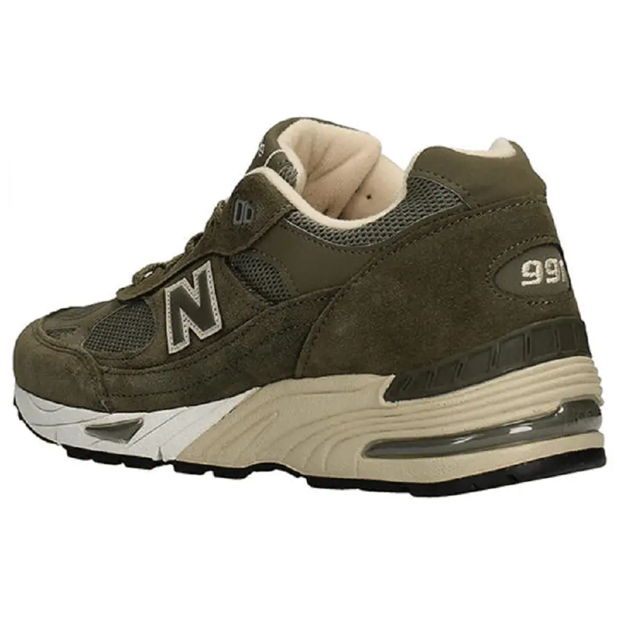 Giày New Balance 991 Made In England Olive Green M991DOW - Ảnh 3