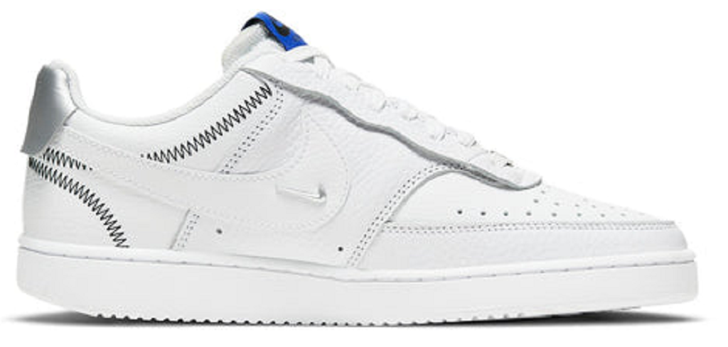 Giày Nike Court Vision SE 'White Metallic Silver' DD1648-100