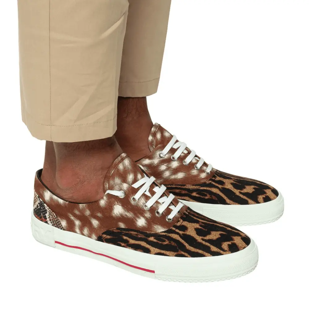 Giày Burberry Mixed Animal-print Skate 'Brown' 8024906 - Ảnh 2