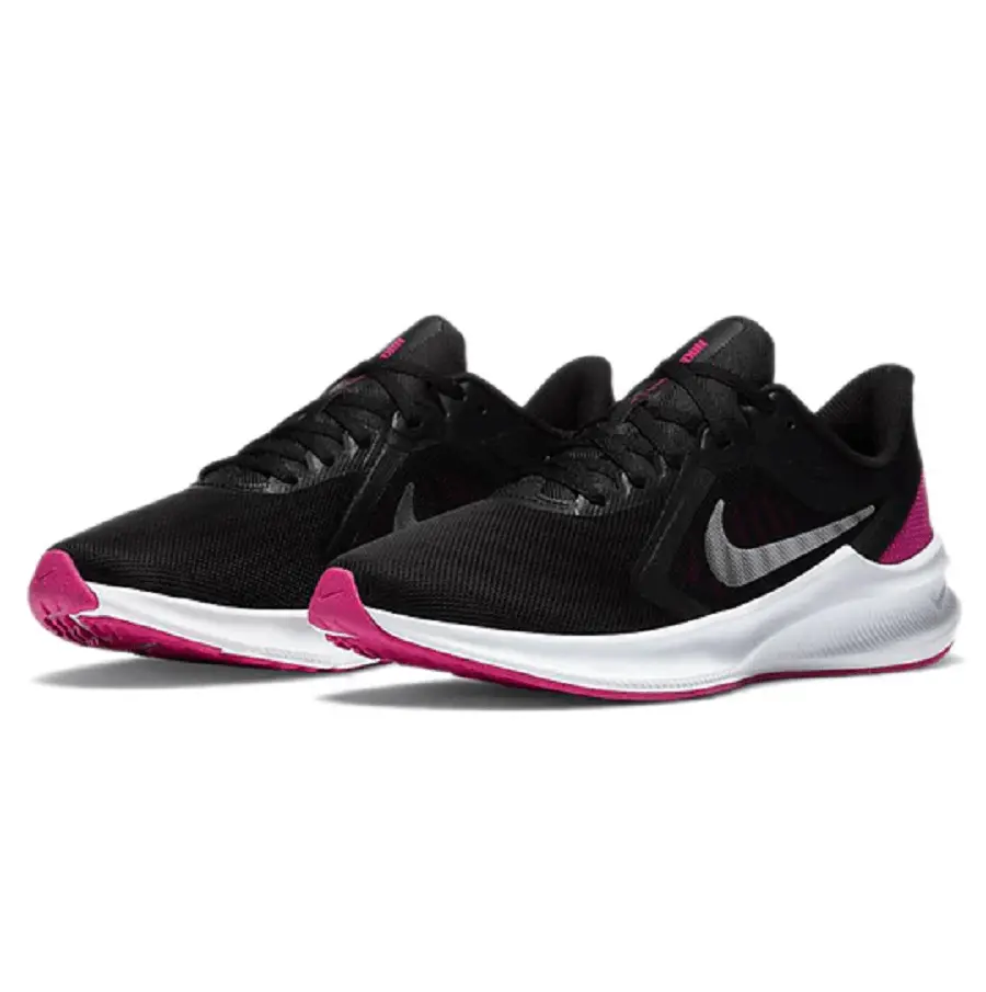Giày Nike Downshifter 10 'Black White Purple' CI9984-004 - Ảnh 4