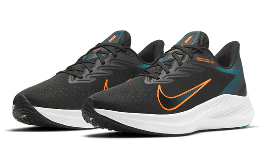 Giày Nike Air Zoom Winflo 7 'Black Atomic Orange' CJ0291-013 - Ảnh 6