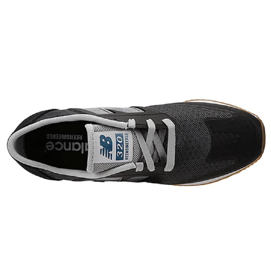Giày New Balance 320 Low-top 'Black Gray' U320MBG - Ảnh 3