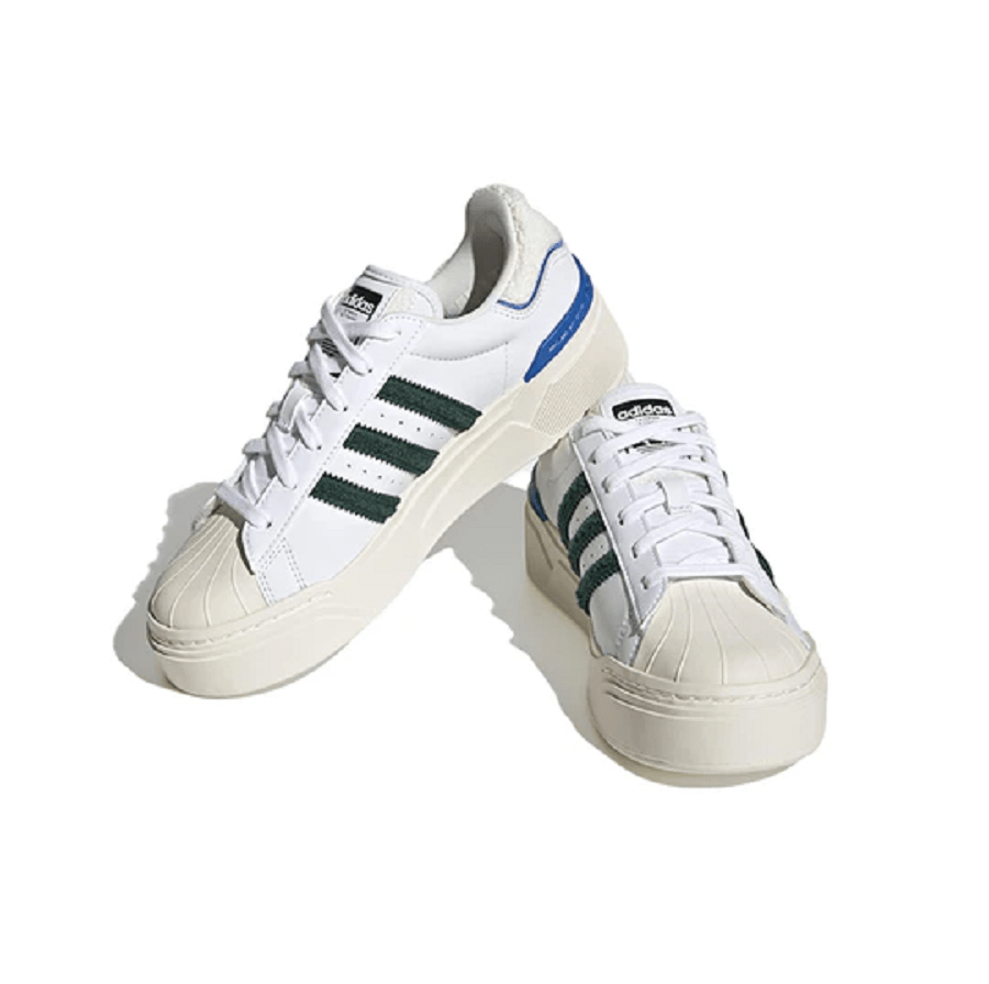 Giày Adidas Superstar Bonega 2B 'White Green Royal' HQ9884 - Ảnh 4