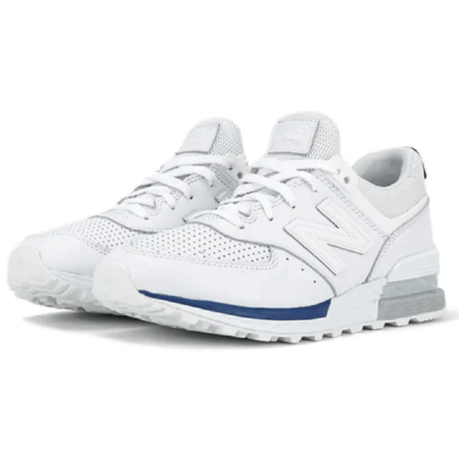 Giày New Balance 574 Sport 'White Blue' MS574BLW - Ảnh 4