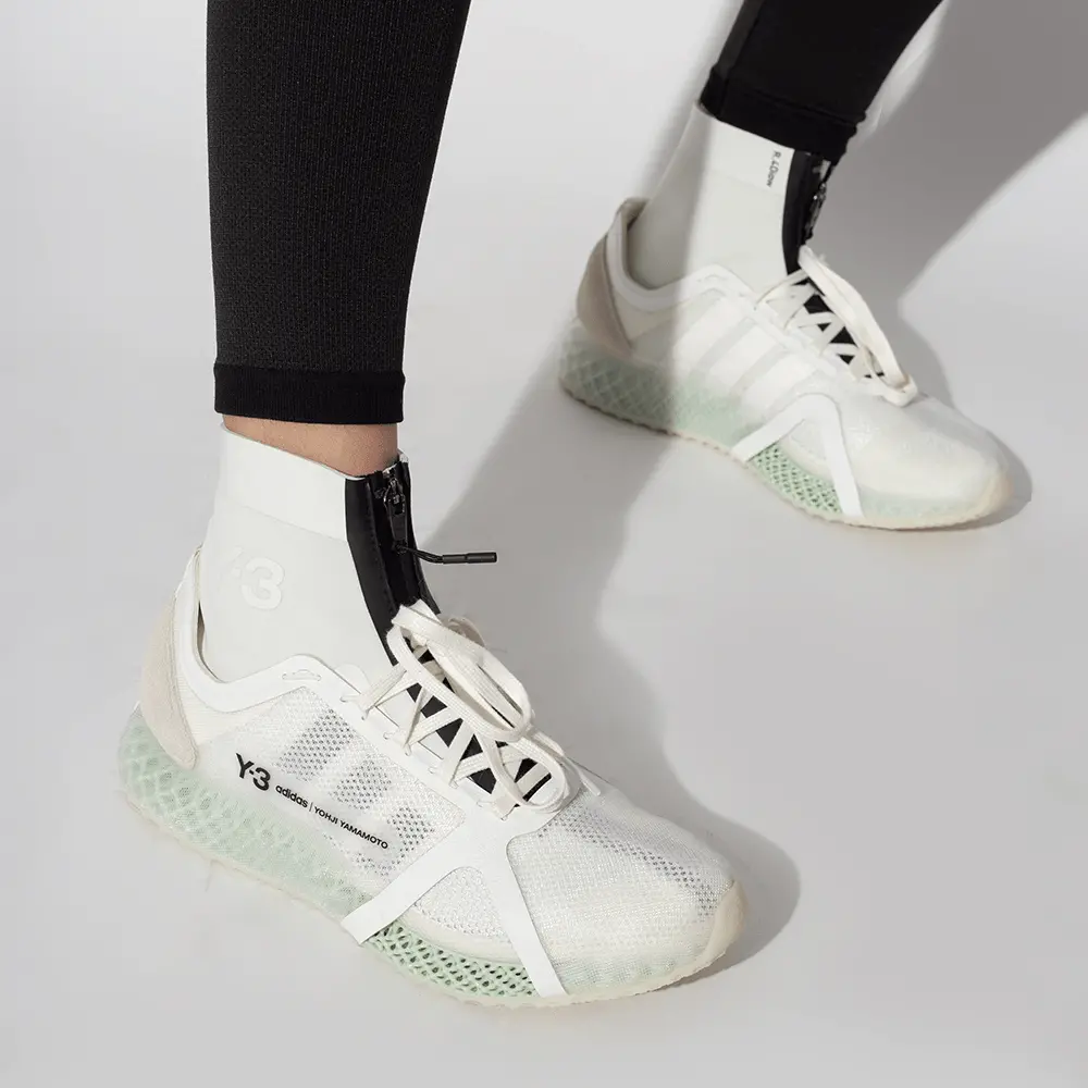 Alternative view of Giày Adidas Y-3 Runner 4D IOW Mid 'Core White' GZ9142
