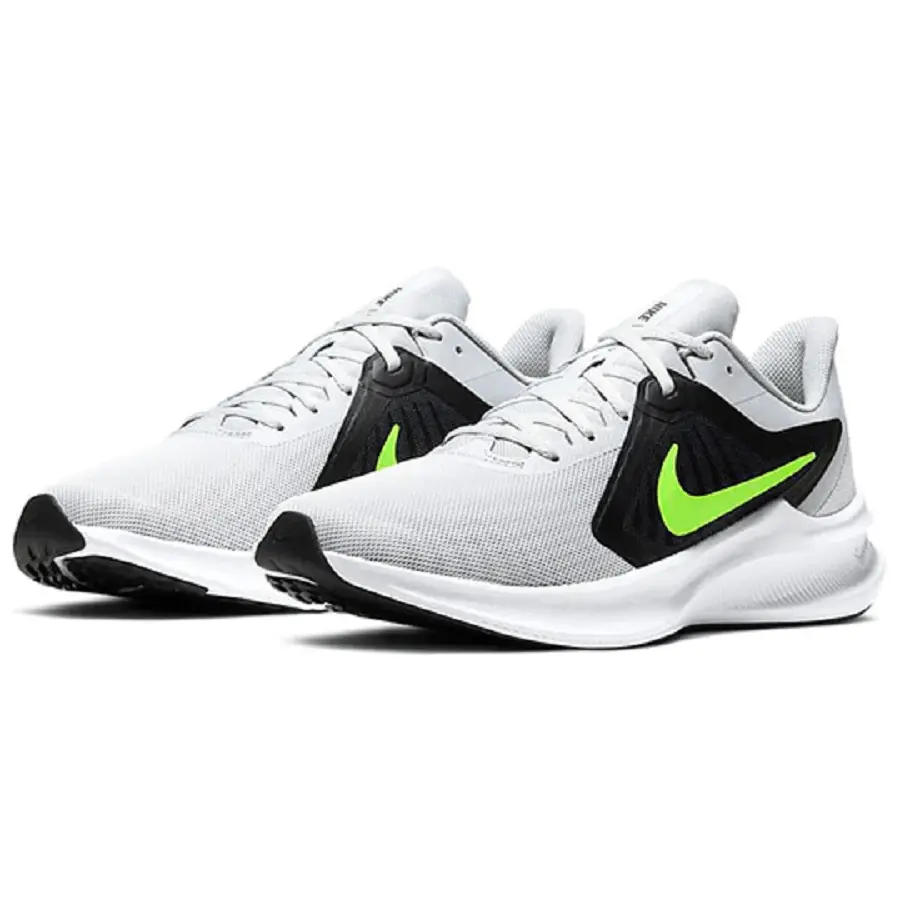 Giày Nike Downshifter 10 'Grey Black Green' CI9981-005 - Ảnh 4