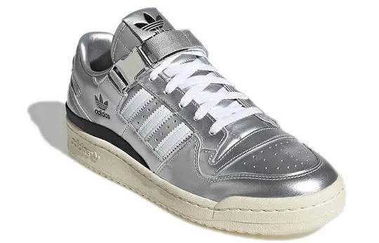 Giày Adidas Originals Forum Low x Atmos 'Metallic Silver' GV9224 - Ảnh 3