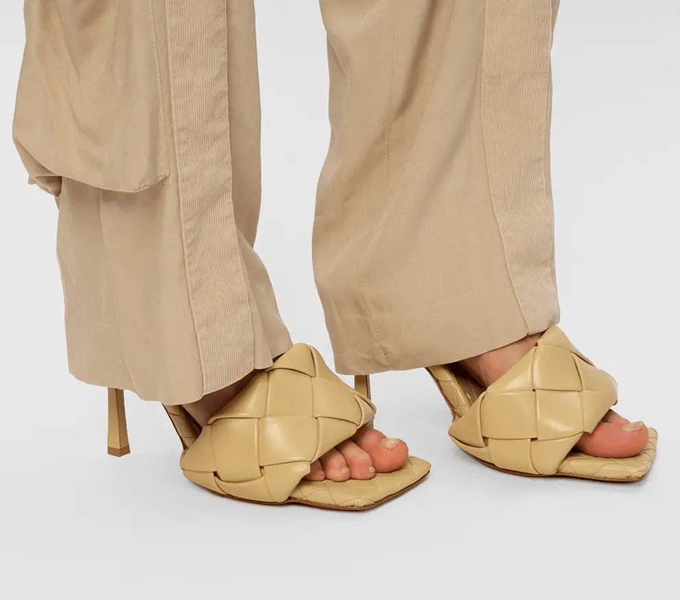 Giày Cao Gót Bottega Veneta Lido Mule 'Slipper' 608854VBSS09912 - Ảnh 3