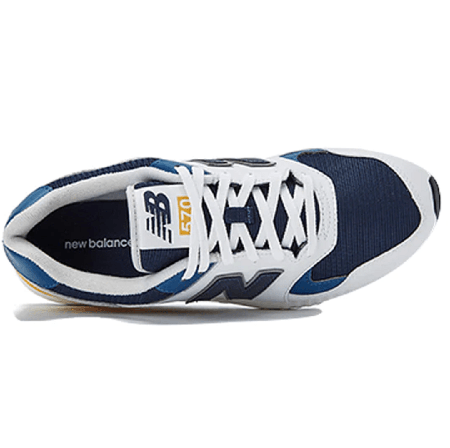 Giày New Balance 574 'White Yellow Blue' ML570ATS - Ảnh 3
