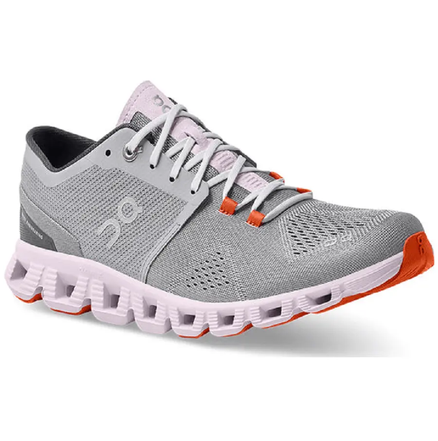 Alternative view of Giày On Running Cloud X 'Alloy Grey Lily Pink' 40-99041