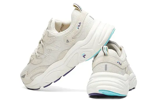 Giày FILA Mars VNTG Running Shoes White GS F12W031122FGT - Ảnh 4