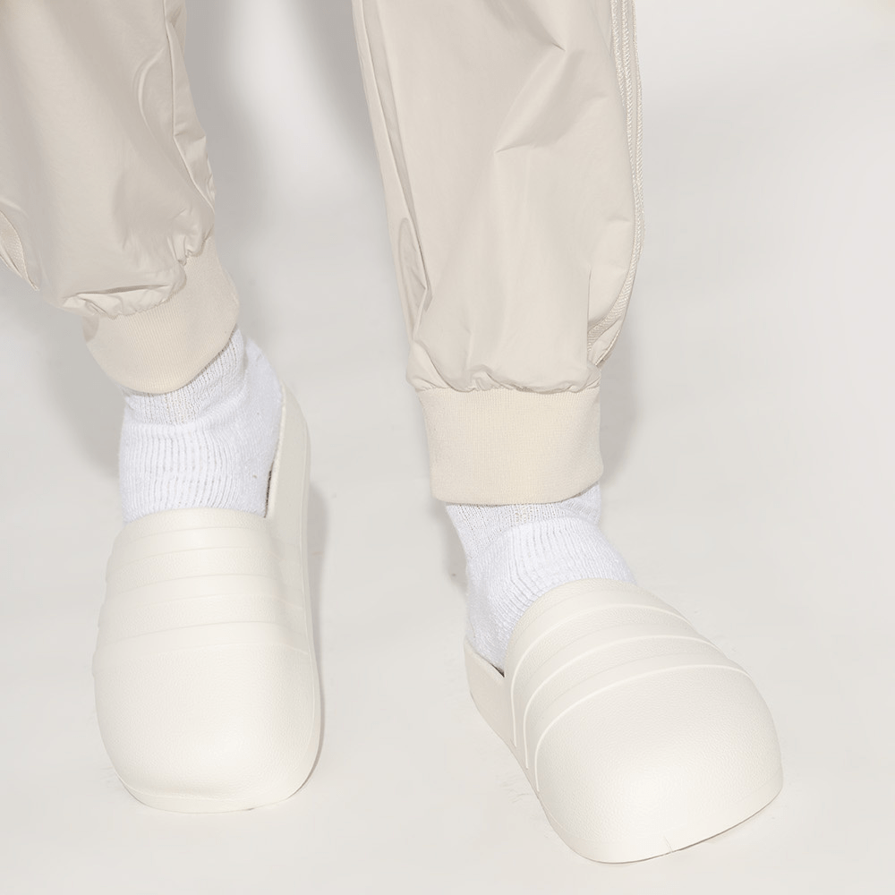 Dép Adidas Adifom Adilette Slide 'Triple White' HQ8748 - Ảnh 2