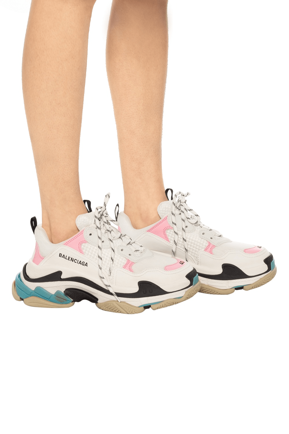 Giày Balenciaga Triple S Trainer White Pink 524039 W09OM 9054 - Ảnh 5