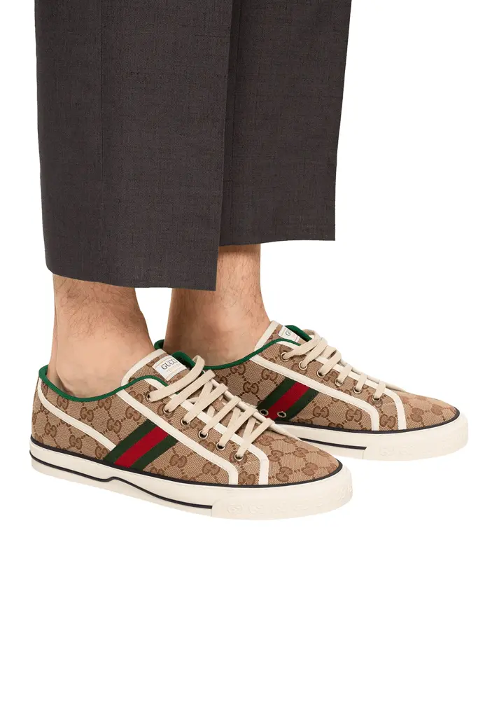 Giày Gucci Tennis 1977 ‘Ebony’ 606111-HVK20-9766 - Ảnh 6
