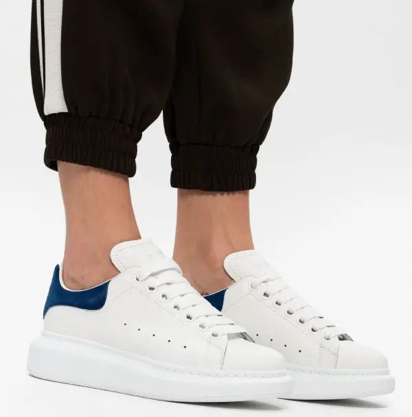 Giày Alexander McQueen Wmns Oversized Sneakers 'Paris Blue' 553770-WHGP7-9086 - Ảnh 4