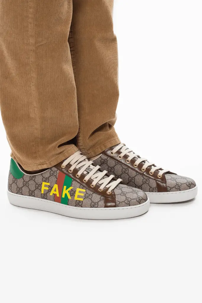 Giày Gucci Ace 'Fake/Not Print' 636358-2GC10-8260 - Ảnh 5