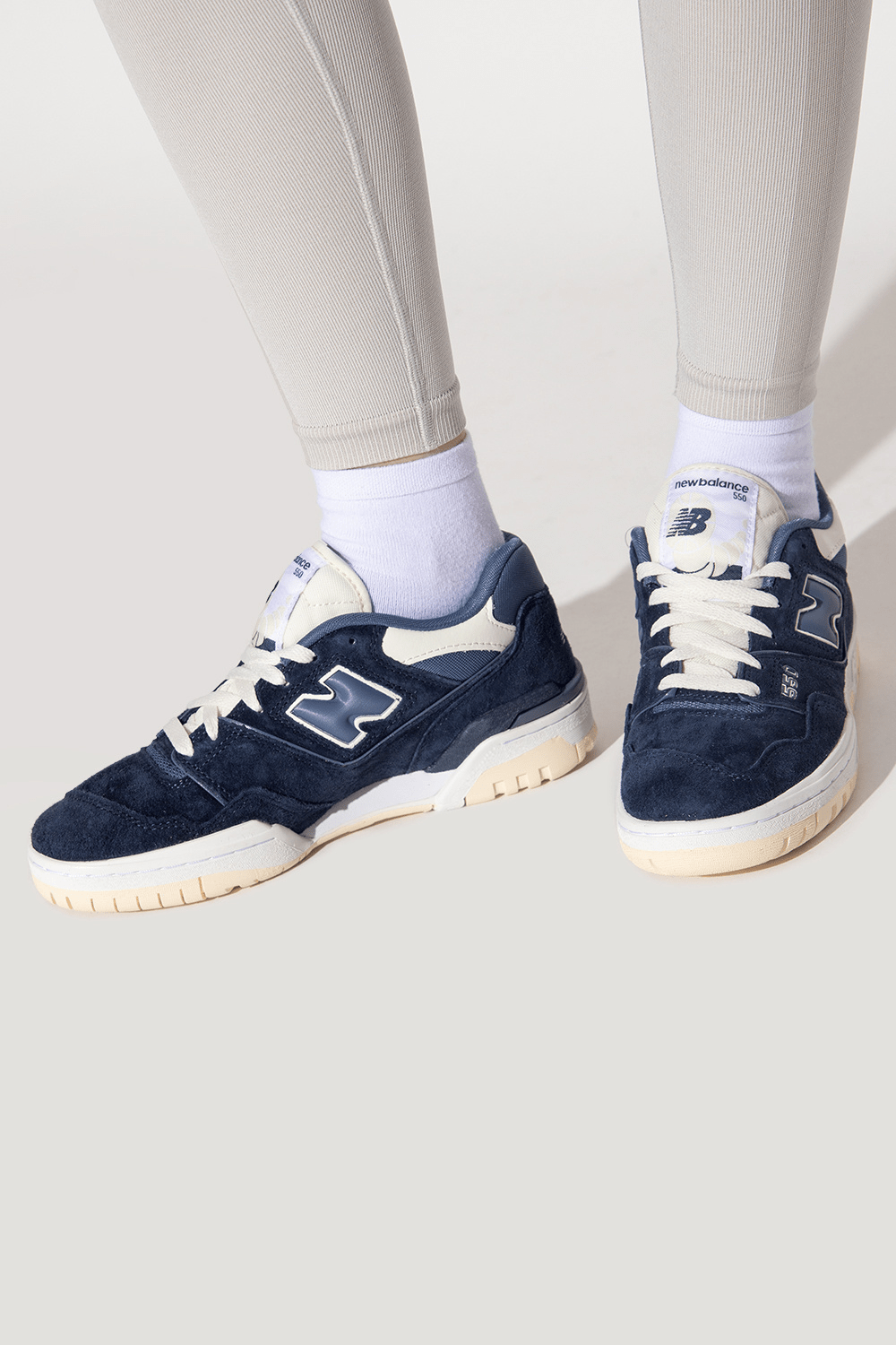 Giày New Balance 550 'Natural Indigo Suede' BB550SLA - Ảnh 3