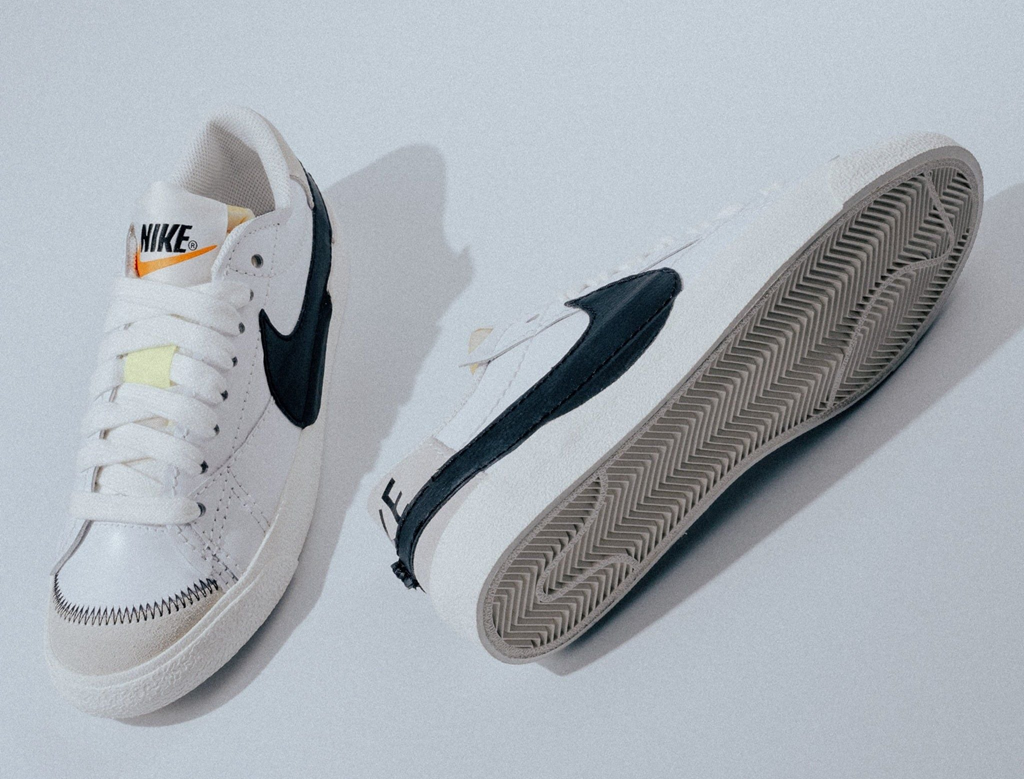 Giày Nike Blazer Low Jumbo White Black DQ1470-101 - Ảnh 4