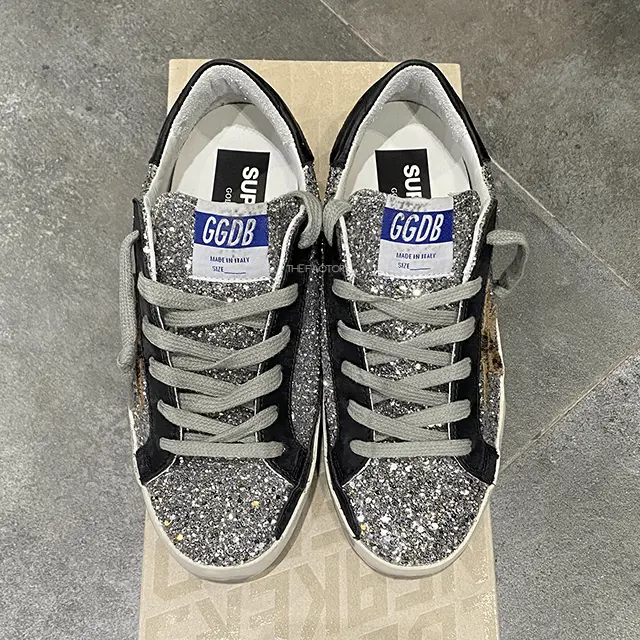 Giày Golden Goose Superstar Glitter GWF00101-F000129-70124 - Ảnh 4