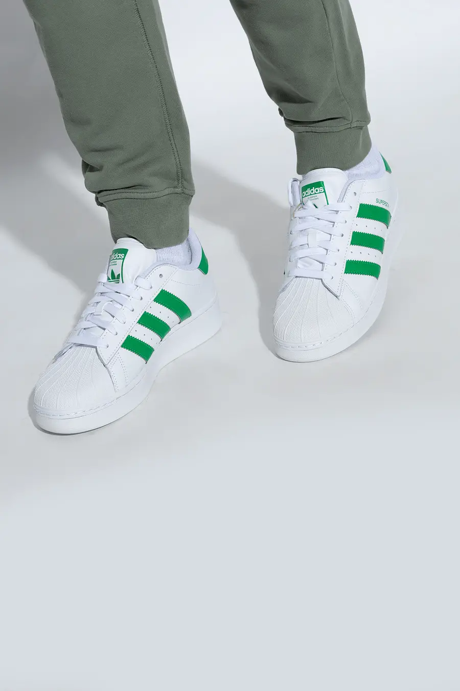 Alternative view of Giày Adidas Superstar XLG White IF8069