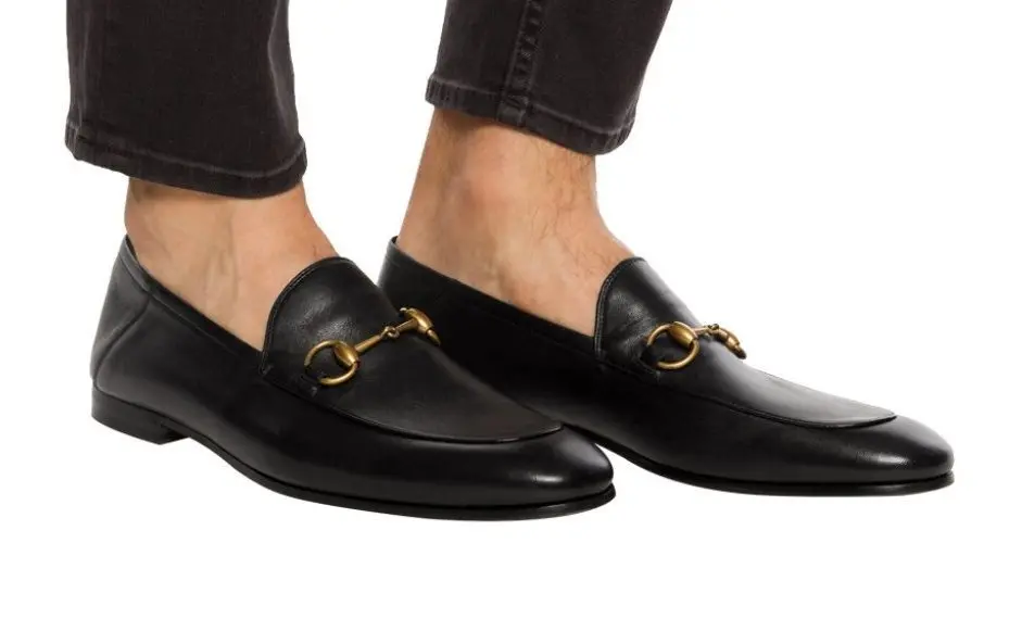 Giày Gucci Horsebit Leather Loafer 407314 DLC00 1000 - Ảnh 5