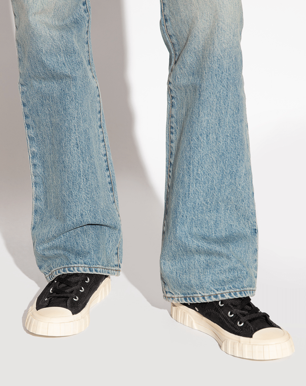 Giày MSIBHV Army Sneaker High Monogram 'Black' 3121BM607 - Ảnh 2