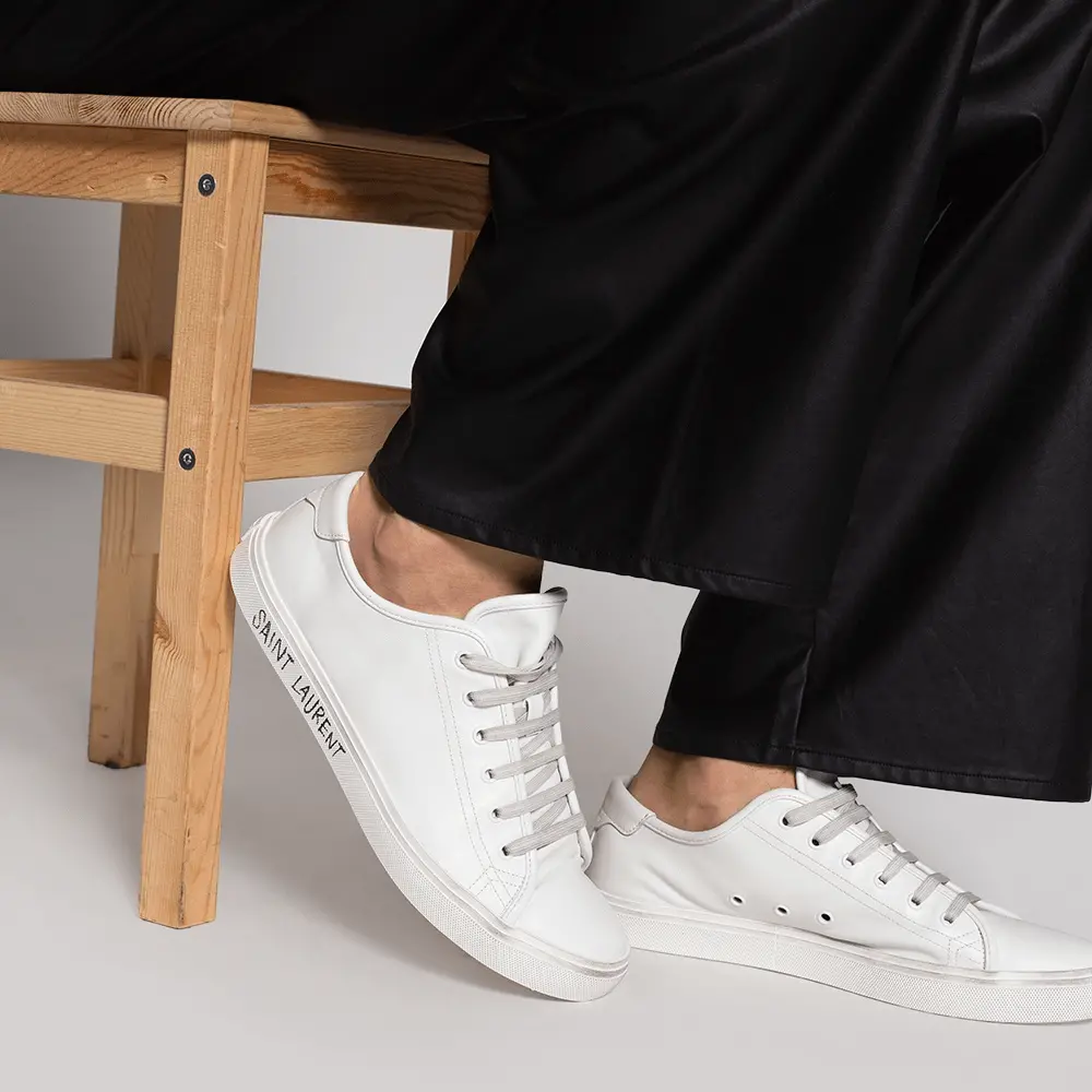 Alternative view of Giày Saint Laurent Malibu Low 'Optic White' 649250-00NG0-9030