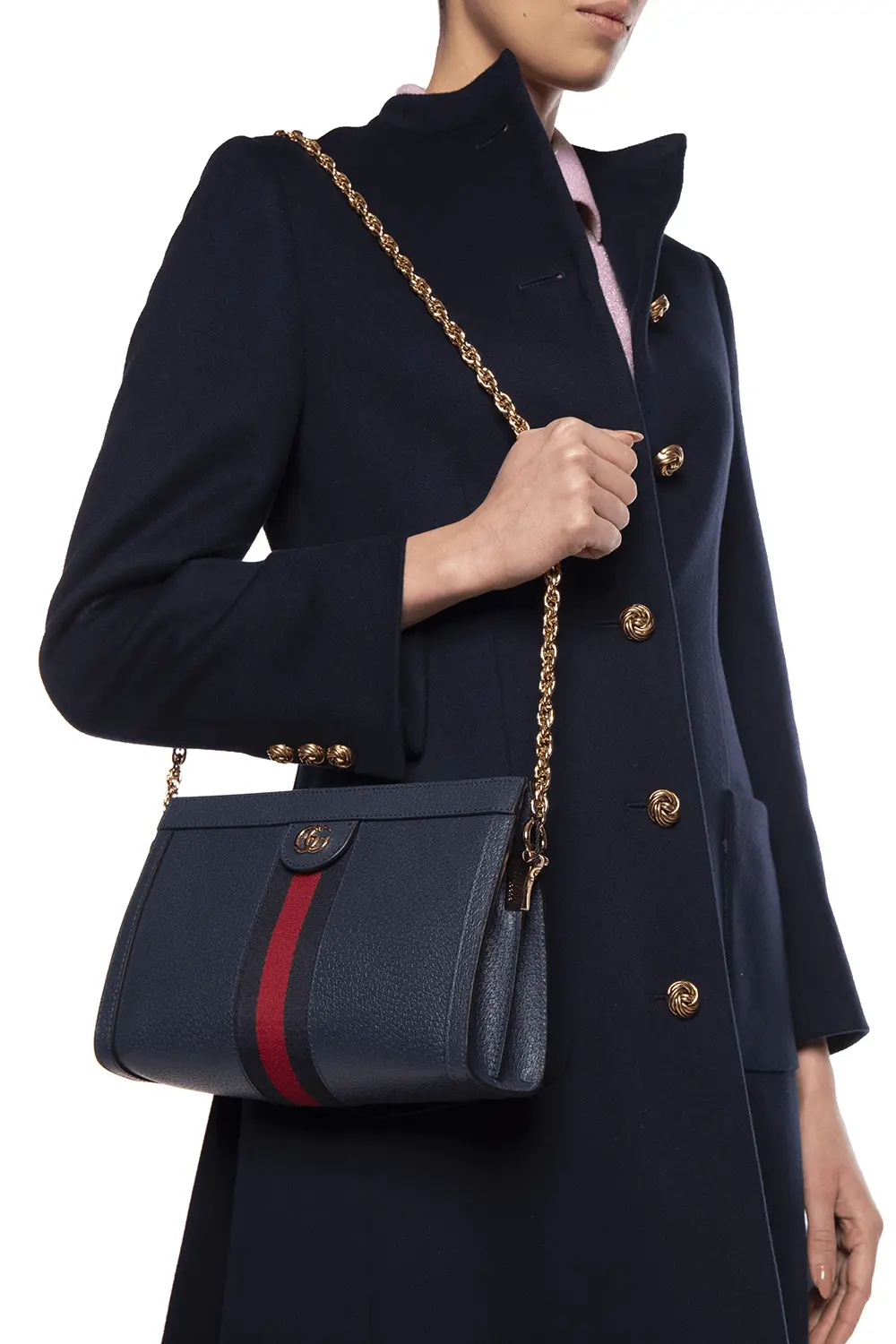 Túi Gucci Ophidia Small Shoulder Bag Blue 503877 DJ2DG 4178 - Ảnh 8