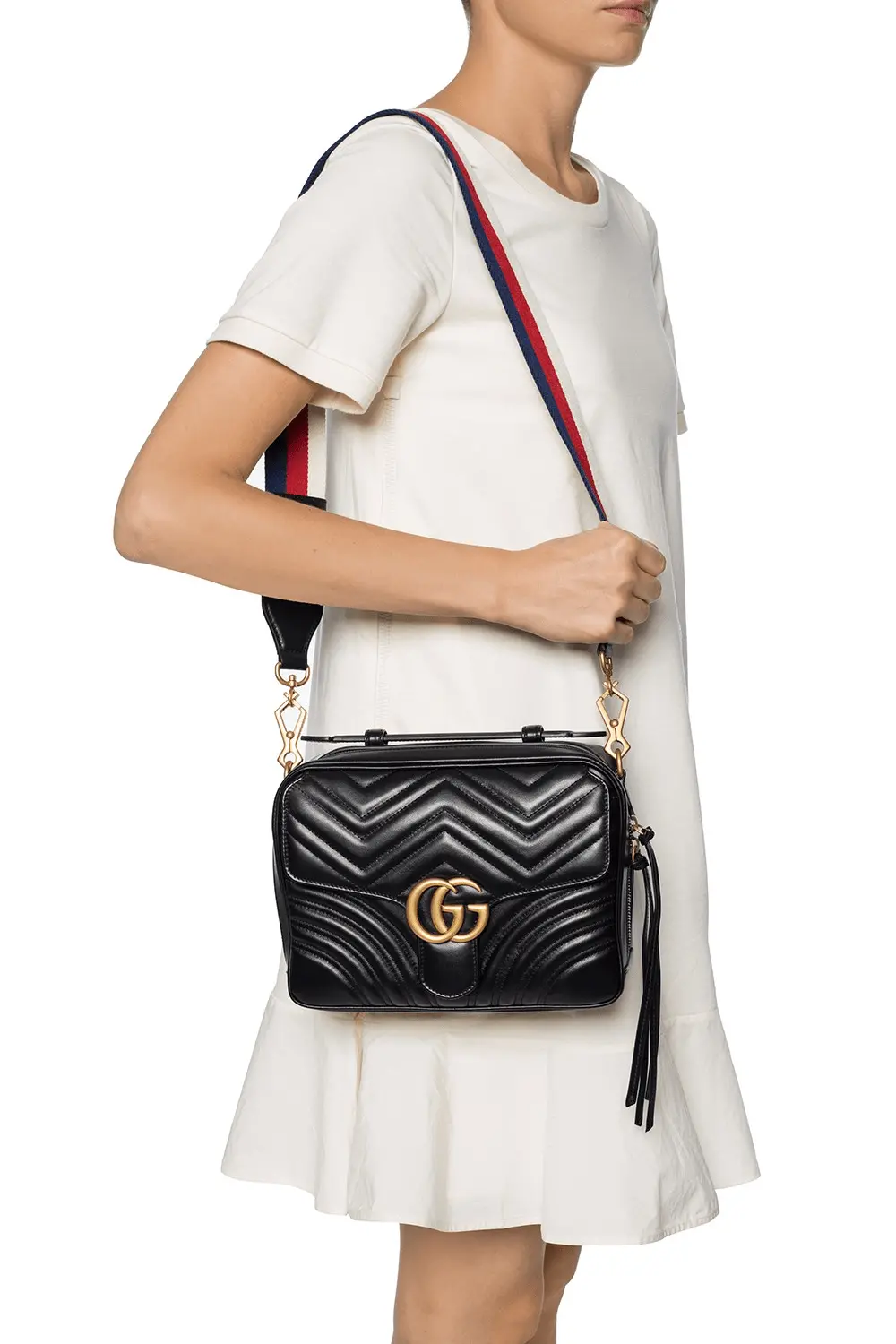 Túi Gucci GG Marmont Matelasse Shoulder Bag 498100 DTDPT 8975 - Ảnh 6