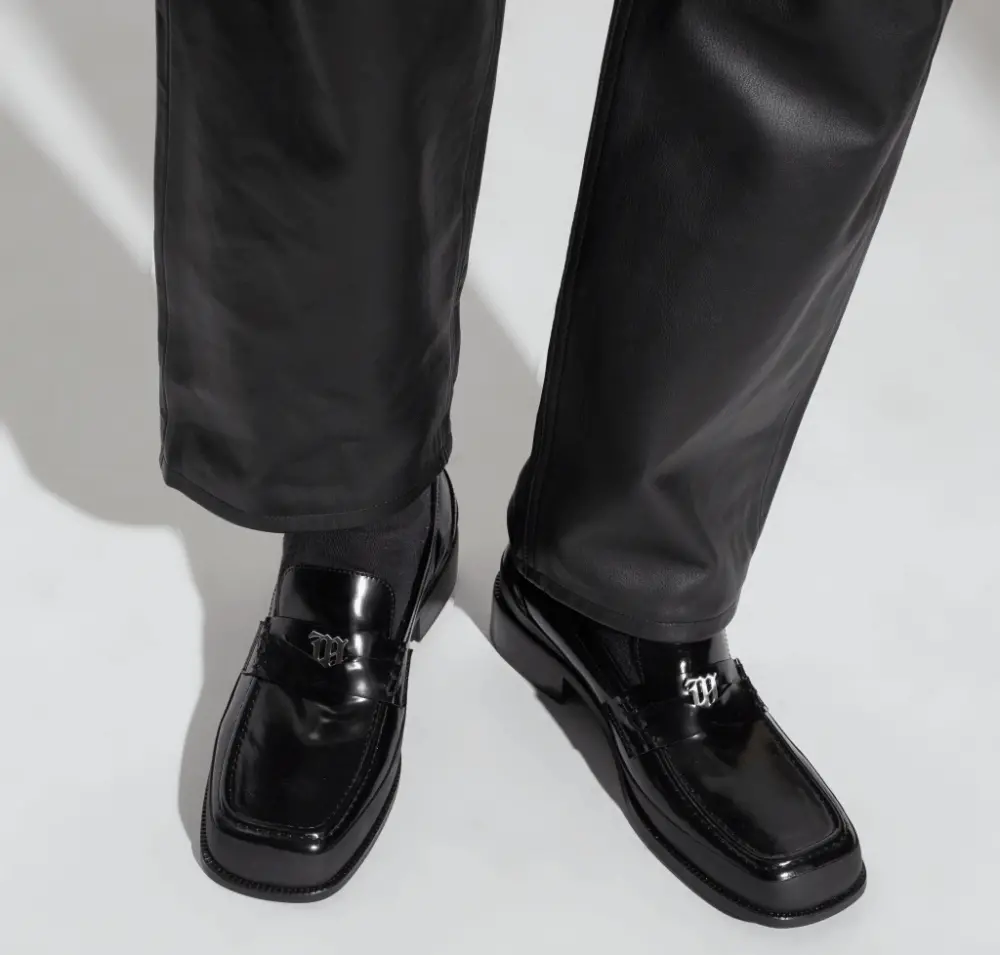 Giày MSIBHV The Brutalist Loafer Black 3121BM612 - Ảnh 4