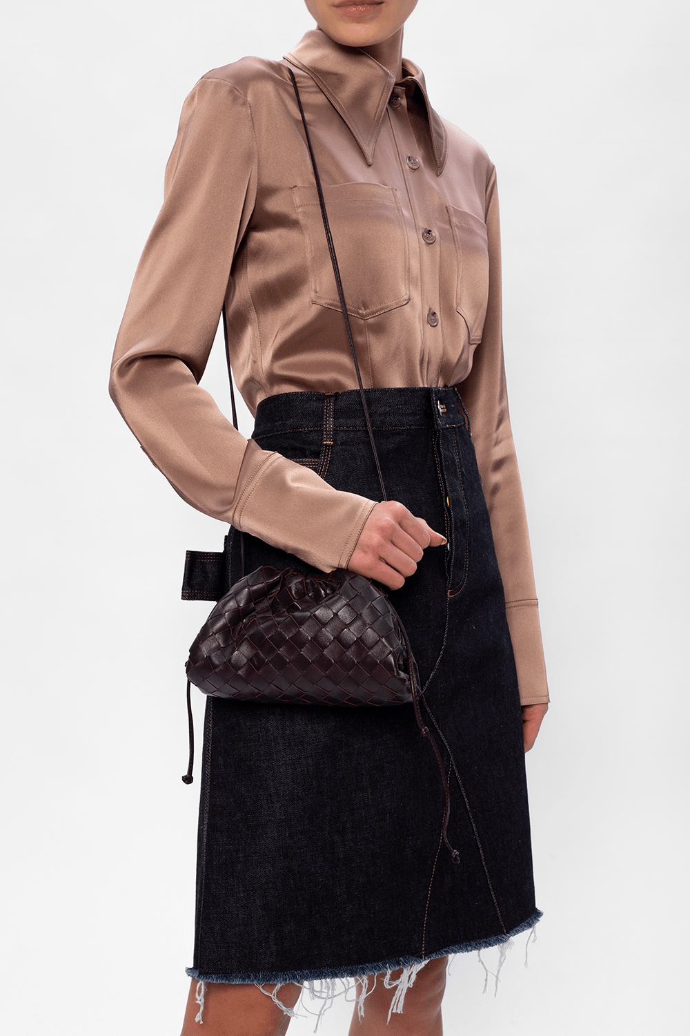 Túi Bottega Veneta Mini Pouch 585852-VCPP1-5010 - Ảnh 2