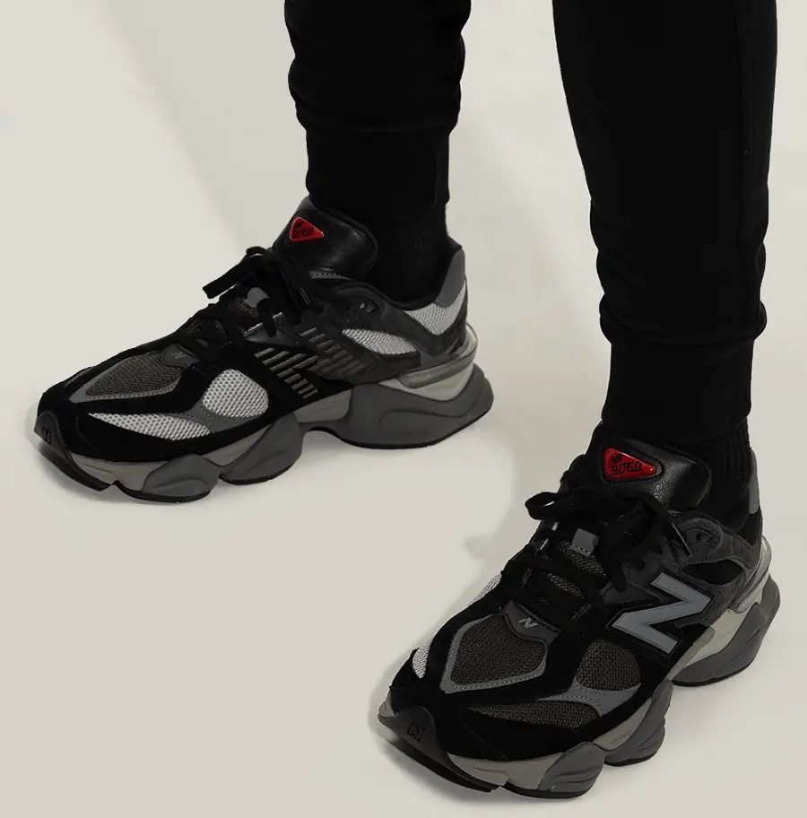 Giày New Balance 9060 'Black Castlerock Grey' U9060BLK - Ảnh 5