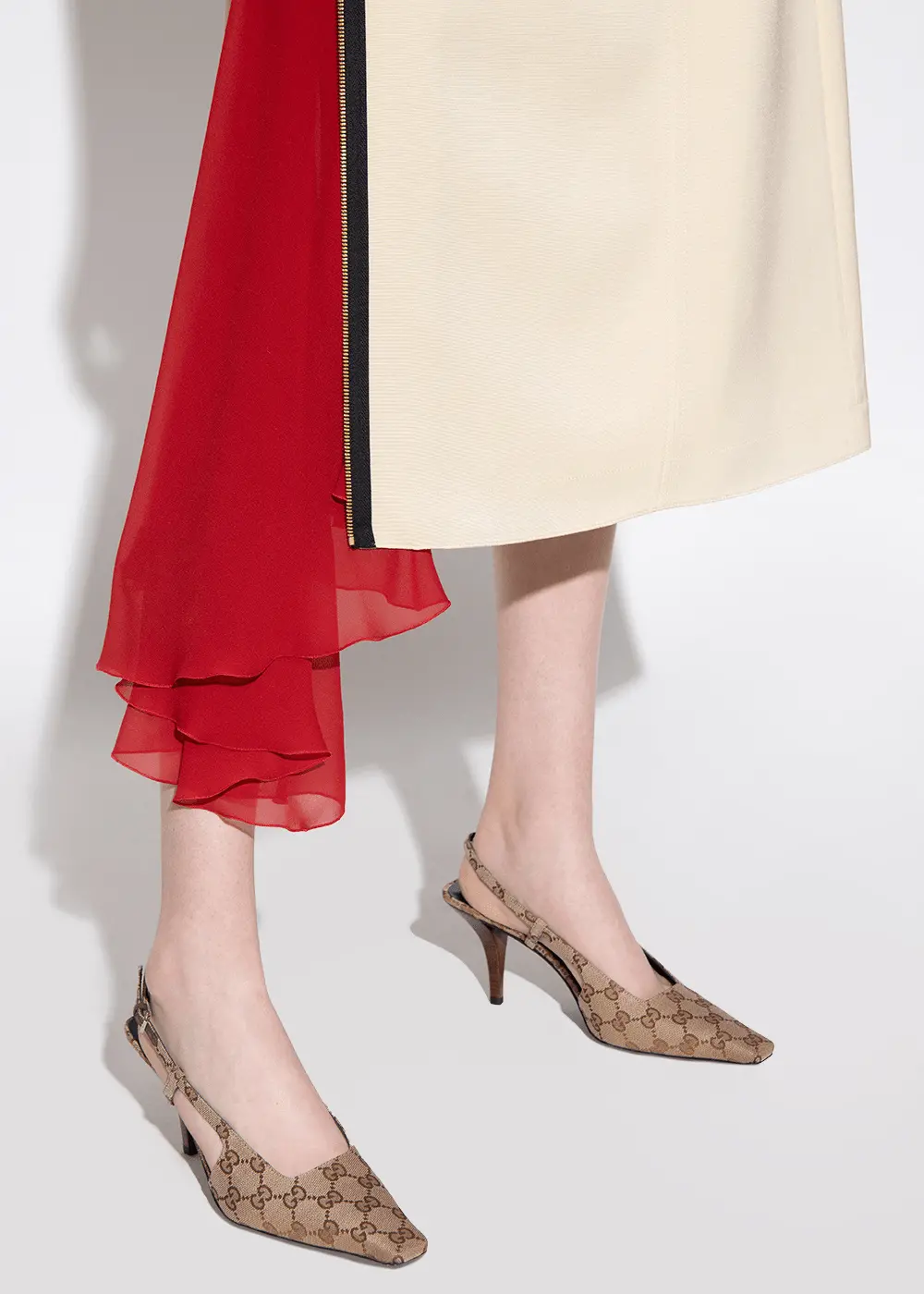 Alternative view of Giày Gucci Women's GG Slingback Pump ‎675420-KY980-9763