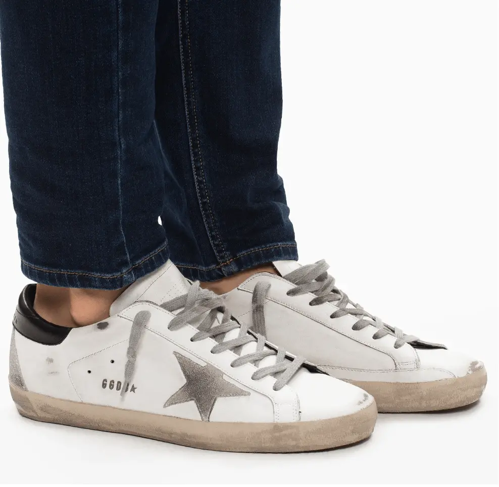 Giày Golden Goose Superstar W55 White Black Tab GMF00102-F000318-10220 - Ảnh 5
